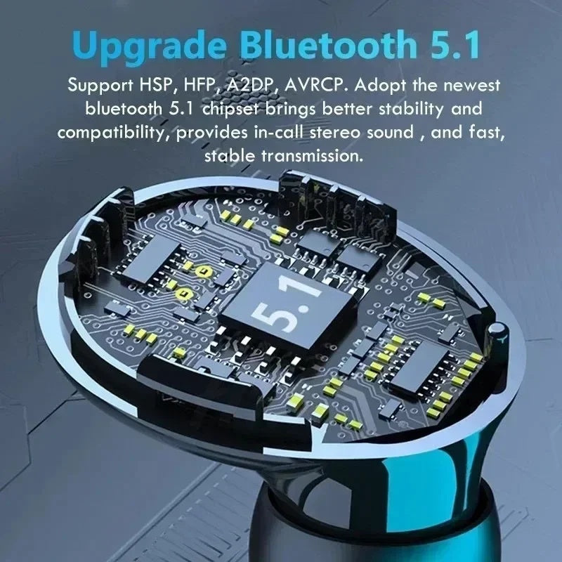 TWS Bluetooth Earphones - Digital Display Wireless Earbuds