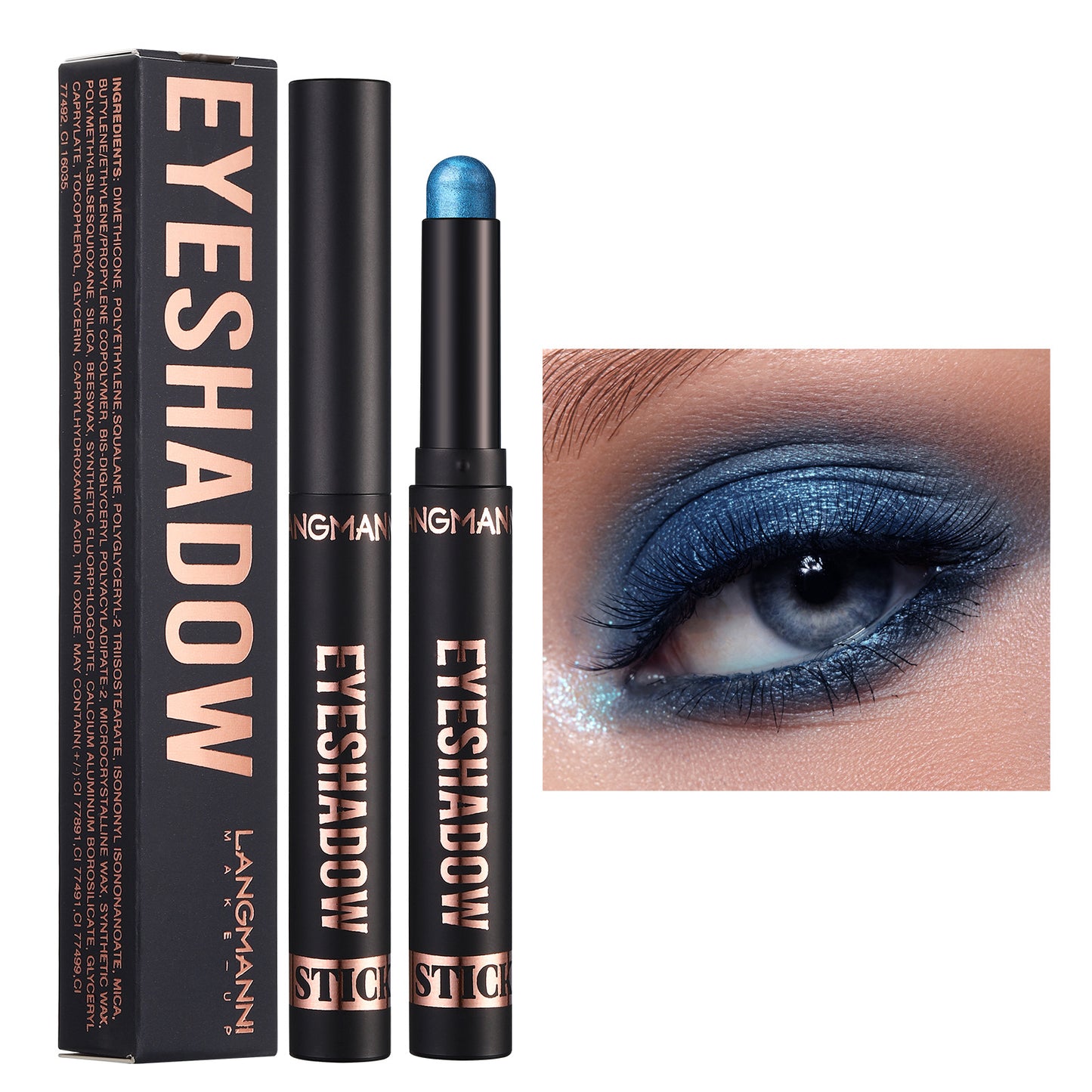 Shimmer Eyeshadow Stick - Easy-Apply Glitter Eyeshadow Stick 24 Shades Available