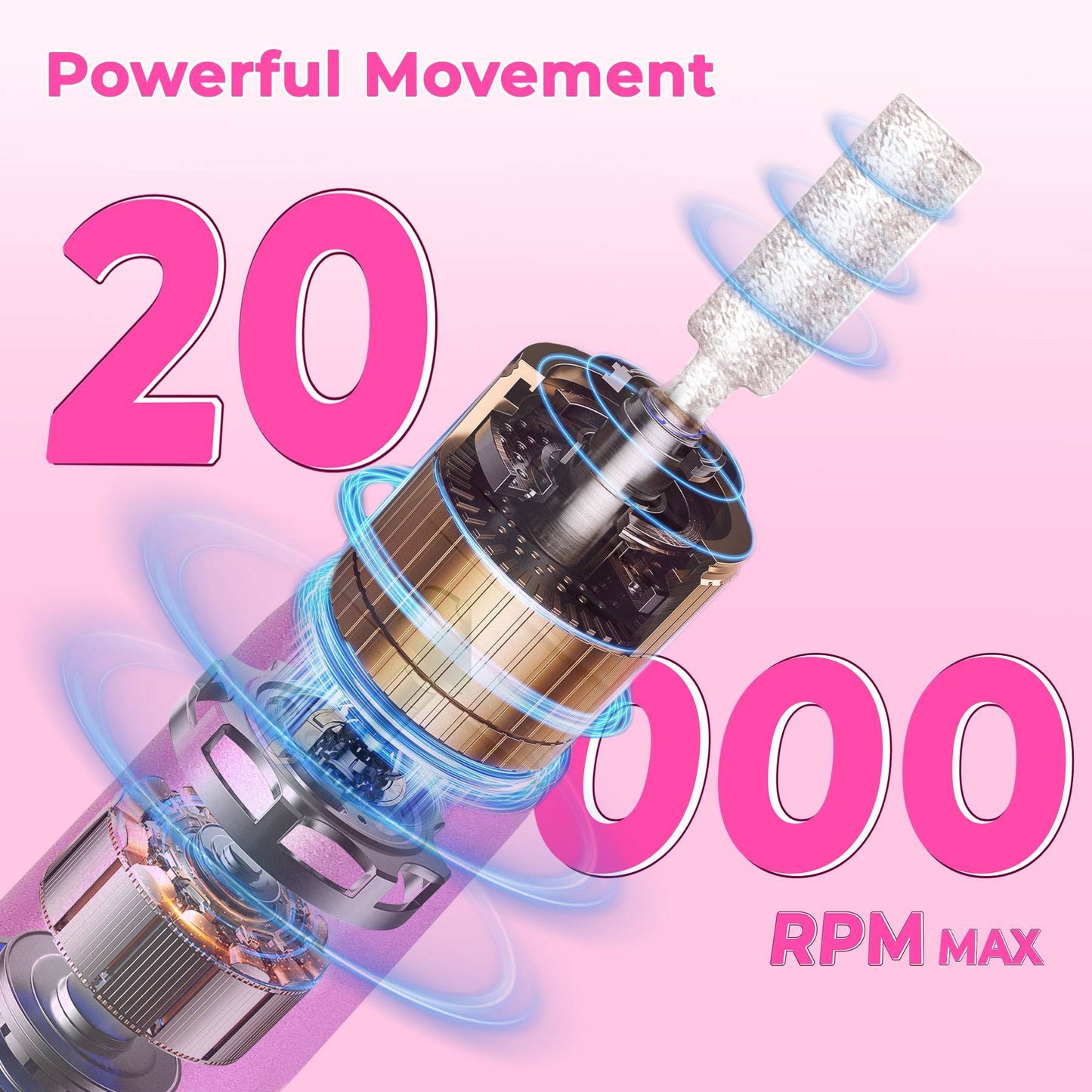 Professional Portable Electric Nail Drill,Manicure Pedicure With Nail Drill Bits