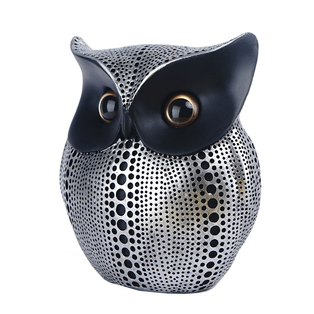 Premium Owl Resin Craft Decoration - Elegant Home Soft Decoration