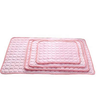 Pet Dog Cat Ice Silk Cold Nest Pad For Cooling In Summer - DropOnline.co