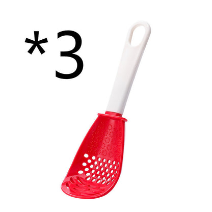 Multifunctional Slotted Spoon Grinding Cooking Spoon Mashed Auxiliary Food Ginger Garlic Spoon Press Potatoe Stir-frying Spatula Kitchen Gadget - DropOnline.co