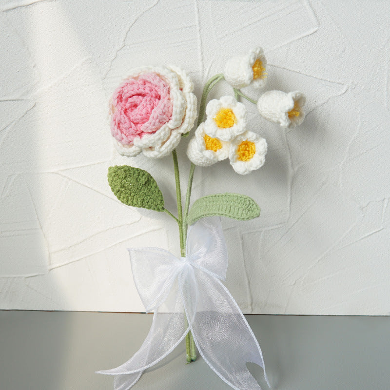 Home Hand-knitting Bouquet Pendant Decoration