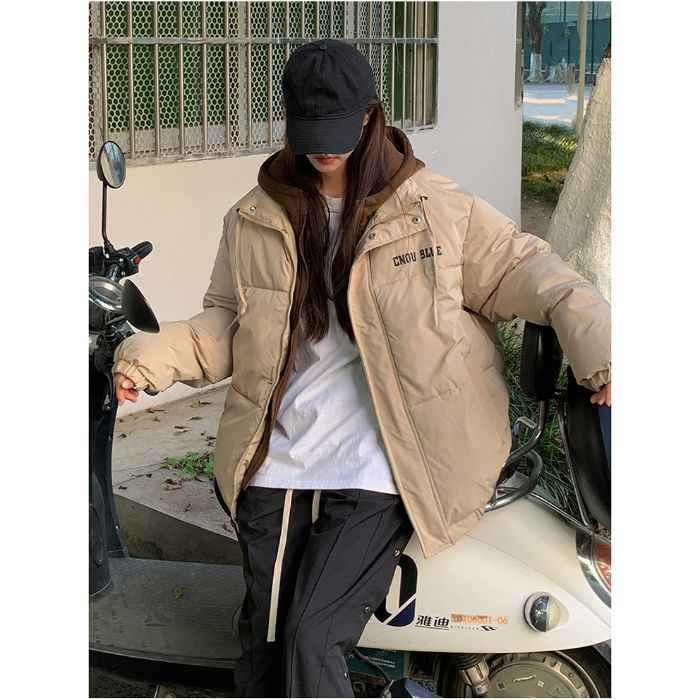 Winter Thickened Women's Warm Loose Large Size Student Cotton Coat