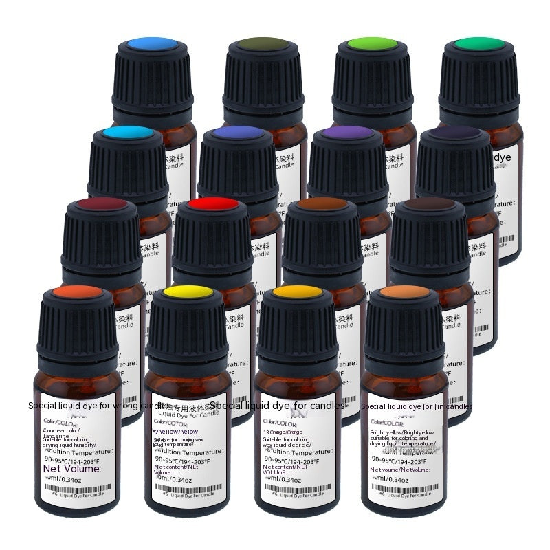 Special Dye Sand Painting For Liquid Candles