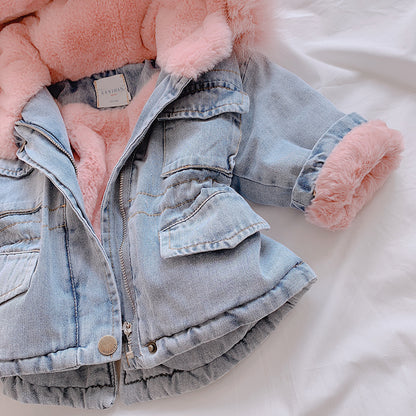 Girl denim coat - DropOnline.co