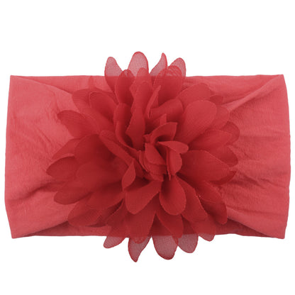 Chiffon Flower Baby Headband - Cute Princess Hair Accessories for Infant Girls - DropOnline.co