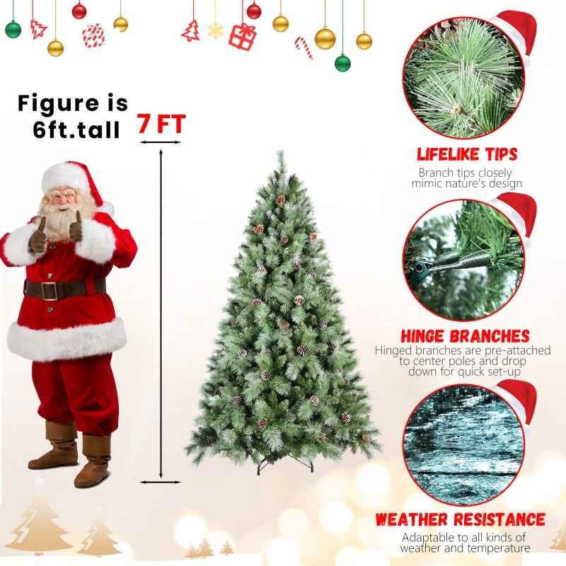 PVC Christmas Tree - Artificial Holiday Tree, Multiple Sizes