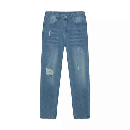 Personality Denim Skinny Jeans For Men