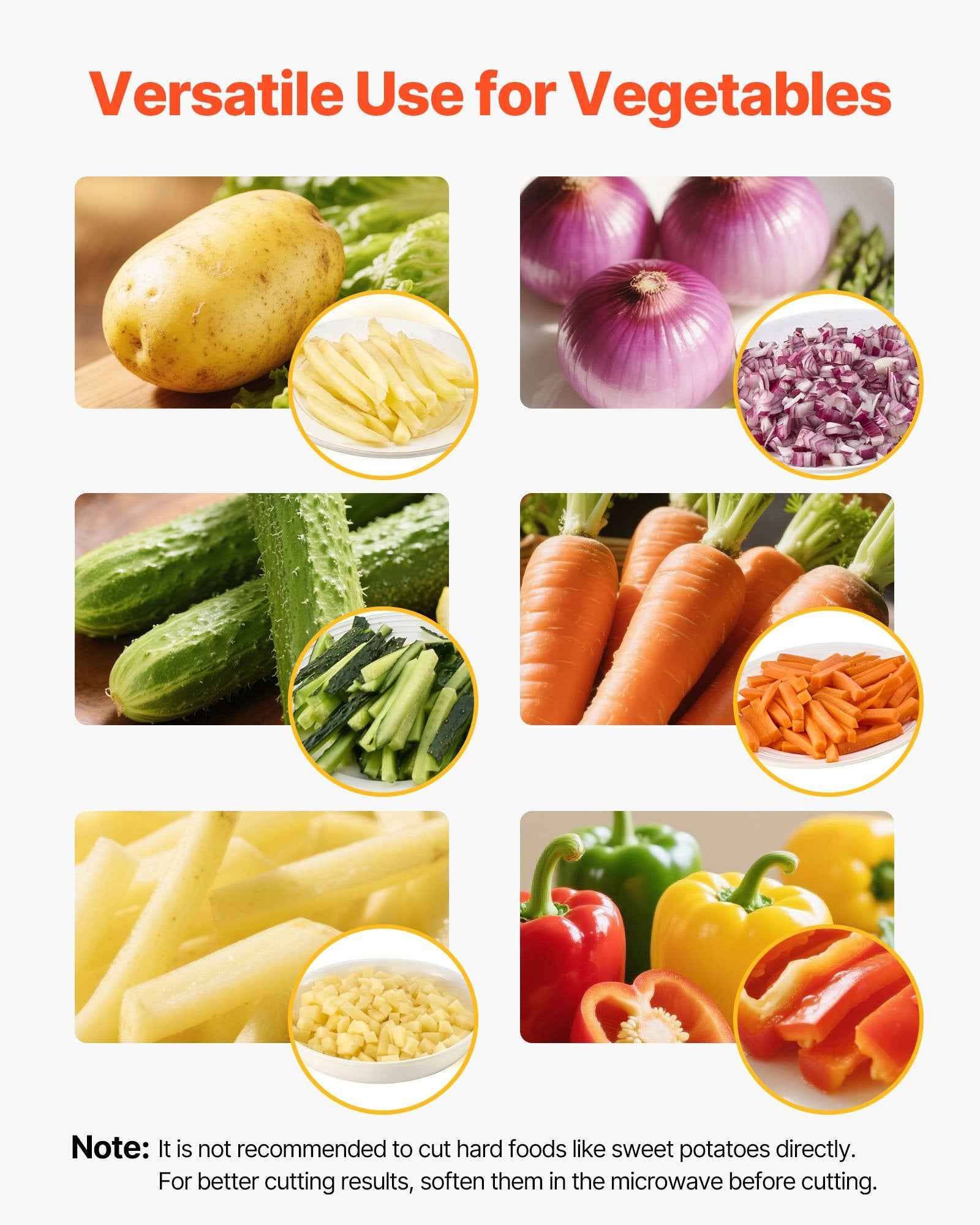 Electric French Fry Cutter Stainless Steel Vegetable Chopper With 2 Blades