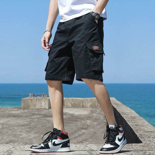 Men's Pure Cotton Cargo Shorts - Tooling Style Work Shorts