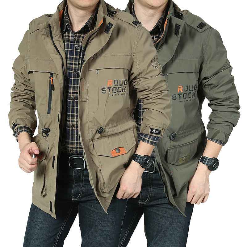 Men's Casual Windproof Thin Mountaineering Jacket