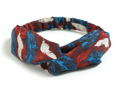 Women's Retro Style Printed Headband - DropOnline.co