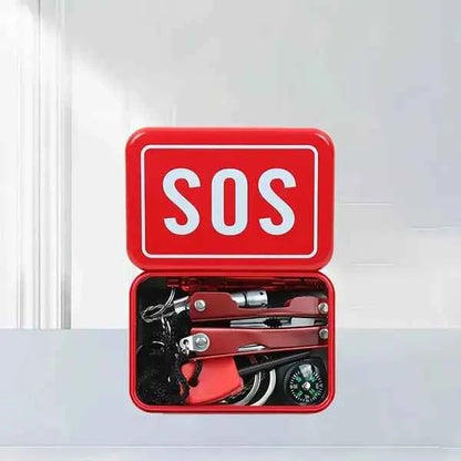 8 Item Emergency Survival Kit, Flint, Essential For The Home, Essential For The Outdoors, Ideal Gifts For Men, Gifts For Women, Christmas And Birthday Gifts