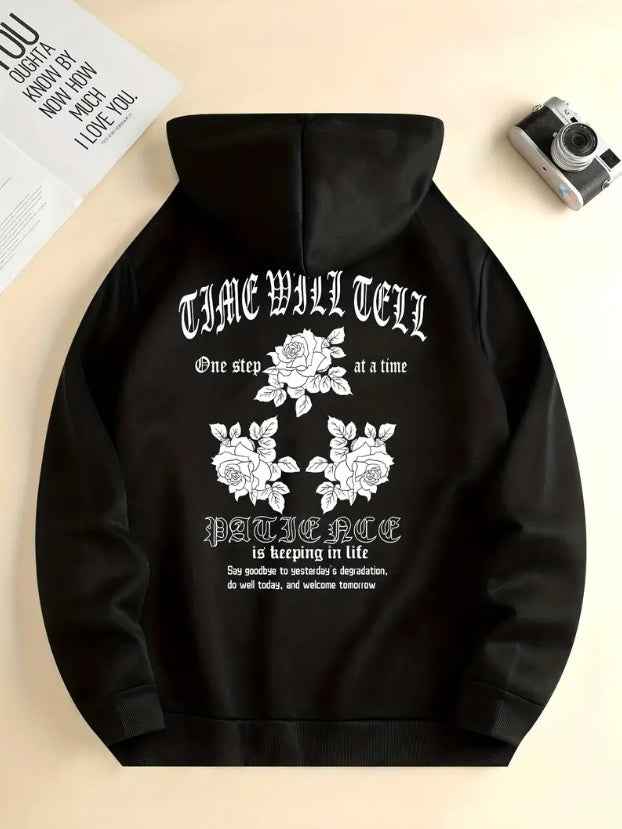 Men's Hoodie - Warm Pullover Hooded Sweatshirt