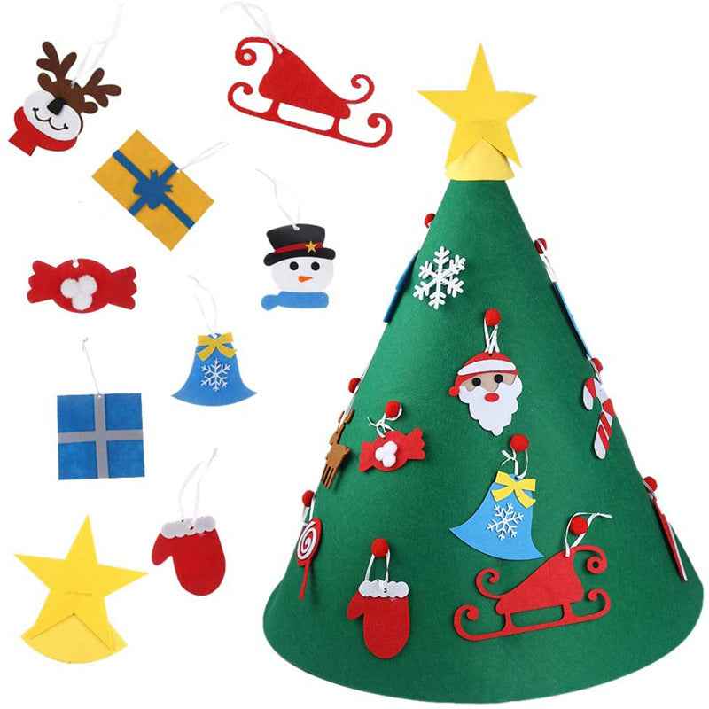 Felt Cloth to Decorate Christmas Tree - DIY Tree Decoration Kit - DropOnline.co