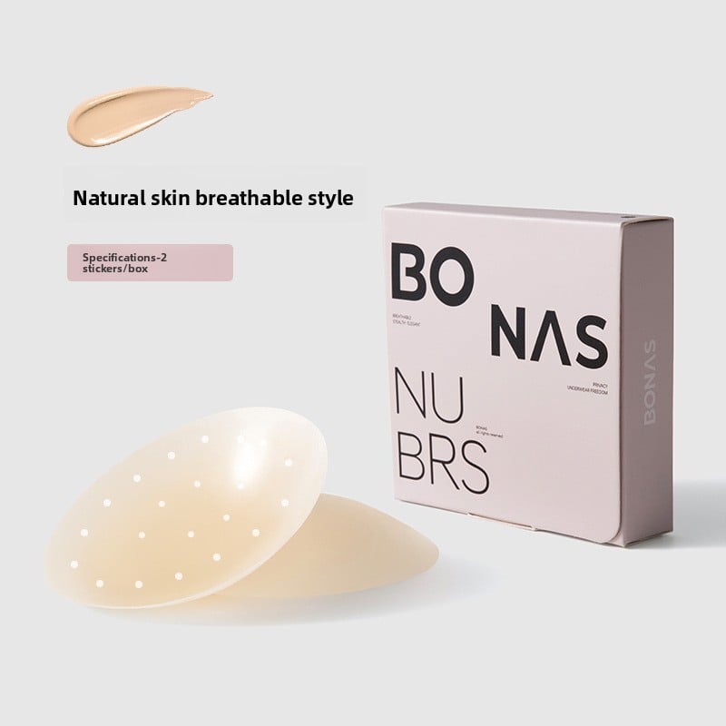 Bones Ultra-thin Silicone Breast Sticker Women's Anti-sagging Breast Sticker Small Chest Anti-running Light Sticker Anti-bump Nipple Sticker