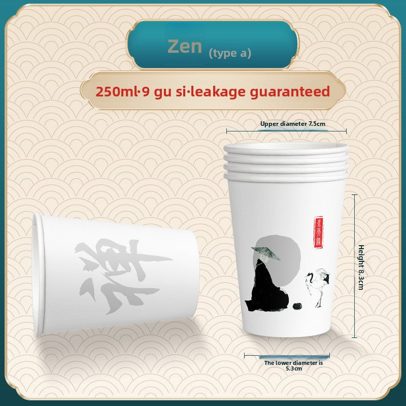 Heavy-Duty Disposable Cups - Extra Thick Durable 250ml Bulk Pack