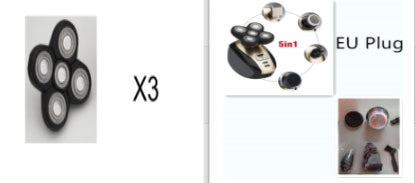 5 In 1 Multifunctional Electric Shaver 5 Blade Razor For Men Shaved Head Rechargeable Shaving Machine Beard Nose Hair Trimmer - DropOnline.co