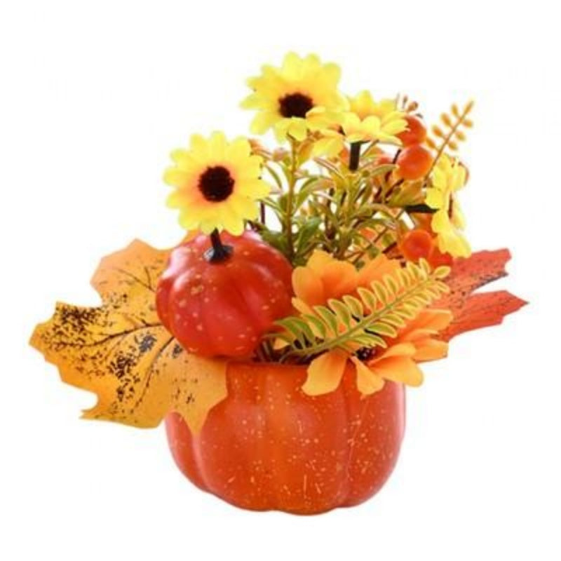 Artificial Pumpkin Flower Autumn Pumpkin Ornaments A