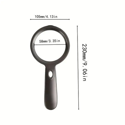 The Handheld Magnifying Glass With Light Is Suitable For Reading Books And Newspapers, Repairing Instruments, Observing Insects, And Is Also An Ideal Gift For Others.