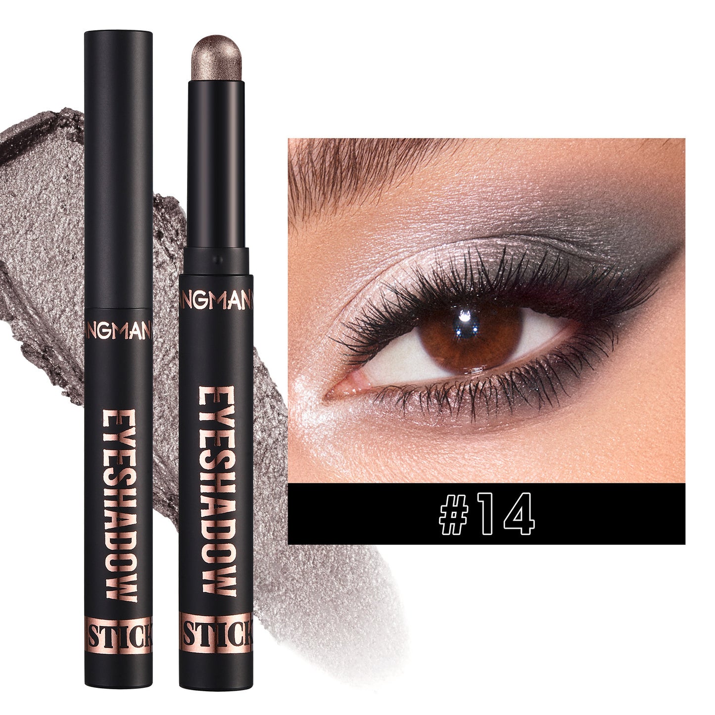Shimmer Eyeshadow Stick - Easy-Apply Glitter Eyeshadow Stick 24 Shades Available