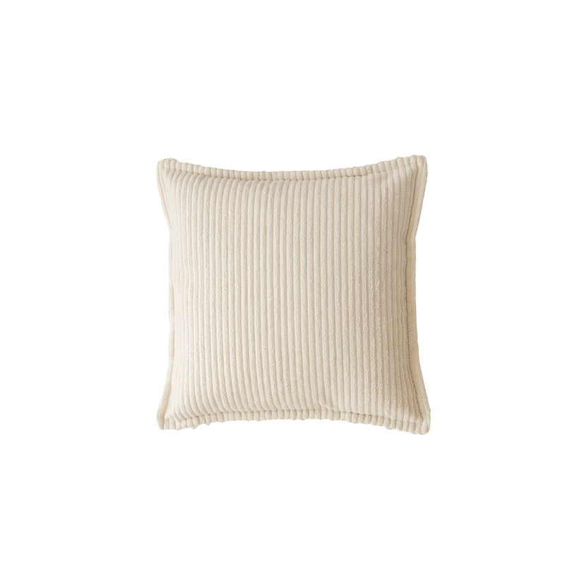 Corduroy Striped Pillow Cover - Textured Ribbed Cushion Case
