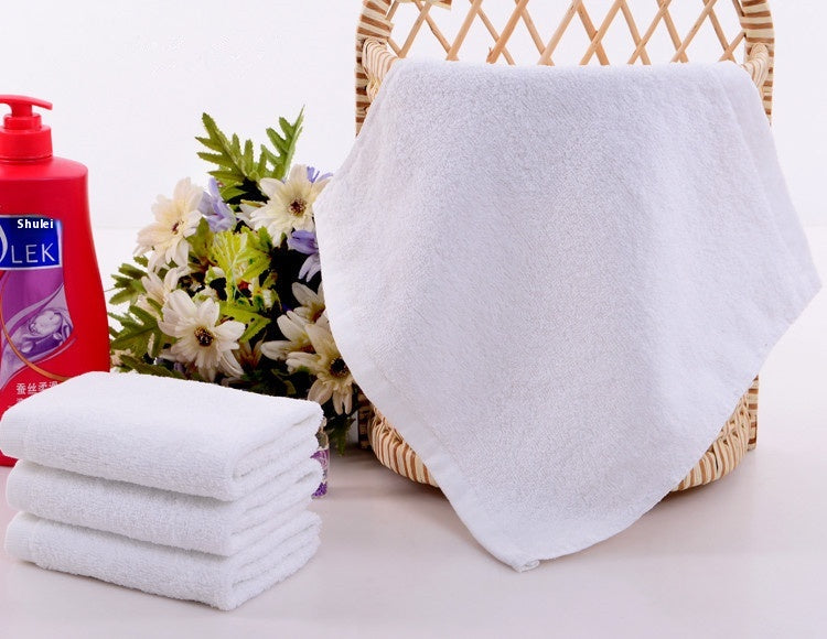 Pure Cotton Kindergarten White Square Towel