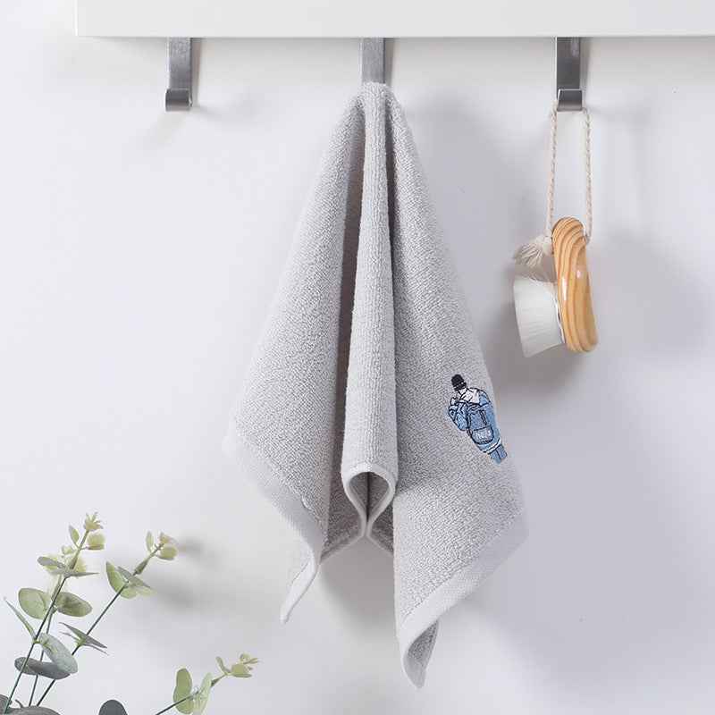 Children's Towel Home Soft Cartoon Face Towel Pure Cotton