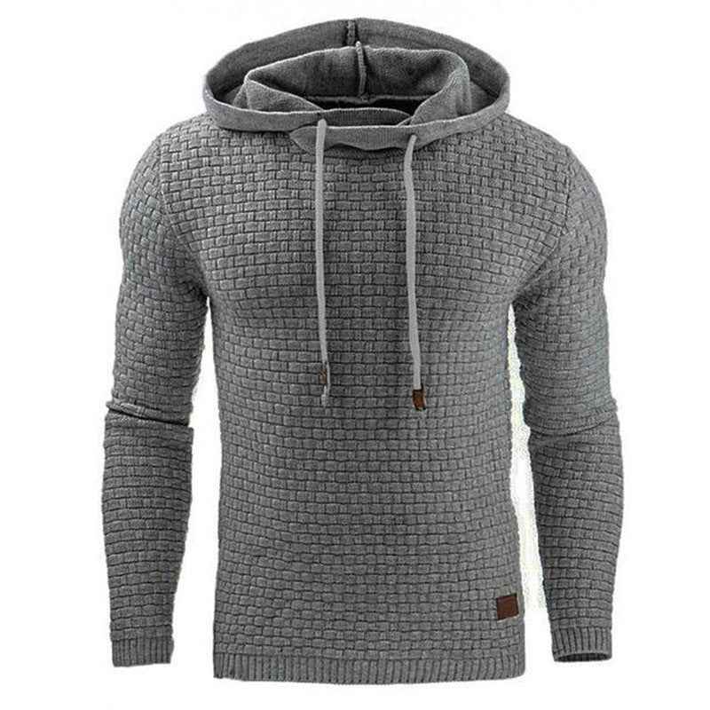 Men's Classic Hooded Sweater - Comfortable Pullover Hoodie