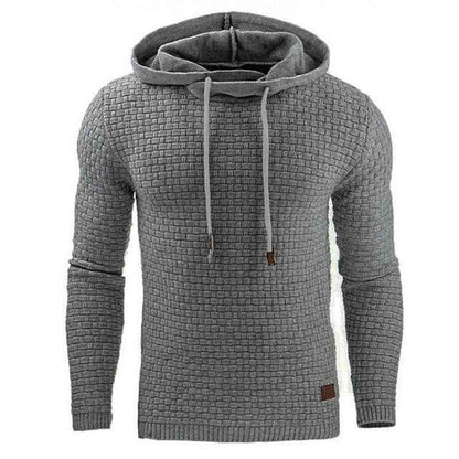 Men's Classic Hooded Sweater - Comfortable Pullover Hoodie
