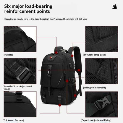 Outdoor Mountaineering Waterproof Extra Large Capacity Travel Luggage Backpack
