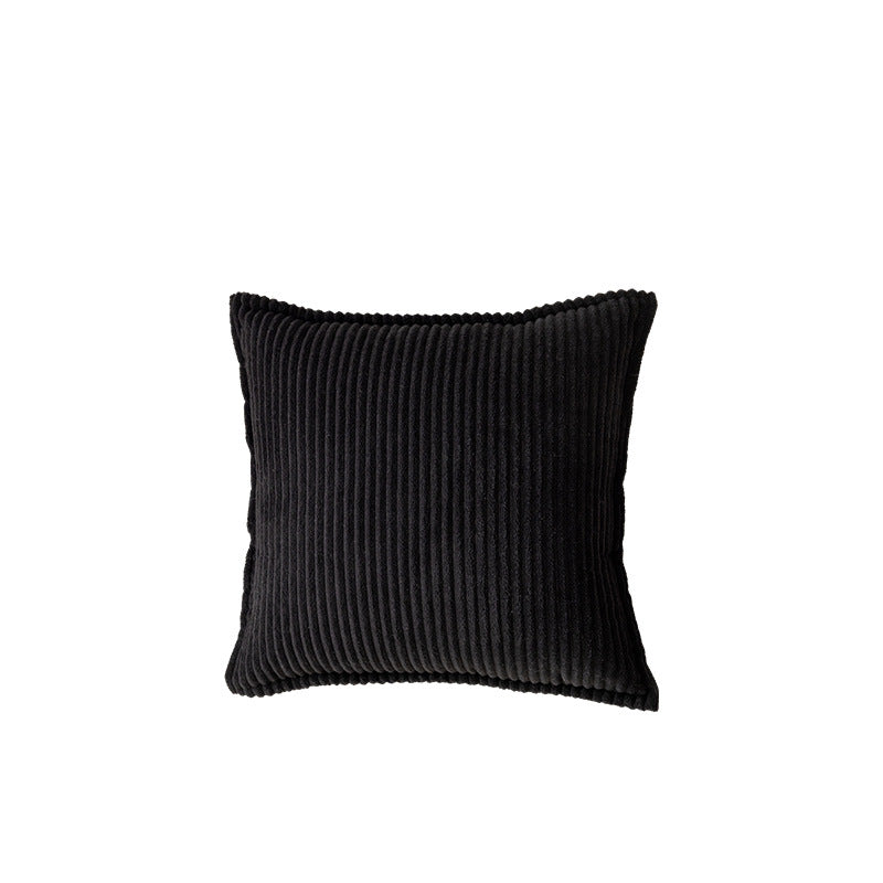 Corduroy Striped Pillow Cover - Textured Ribbed Cushion Case