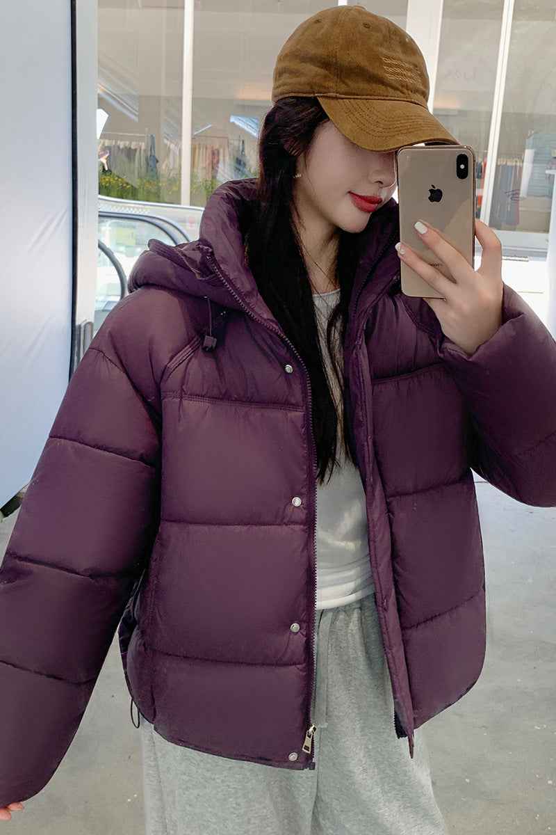 Loose Women's Short Coat For Petite To Keep Warm And Look Taller