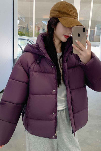 Loose Women's Short Coat For Petite To Keep Warm And Look Taller