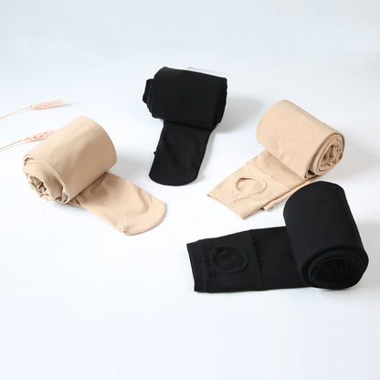 Leggings Winter Plus Velvet Thick Adjustable Pantyhose Super Elastic Large Size - DropOnline.co