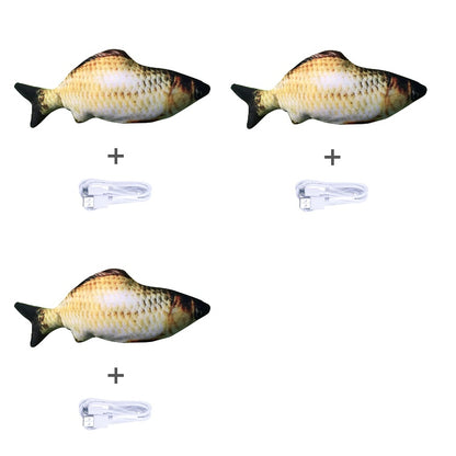 Without Cat Nip Version - Electric Jumping Fish Simulation Electric Fish Toy - DropOnline.co