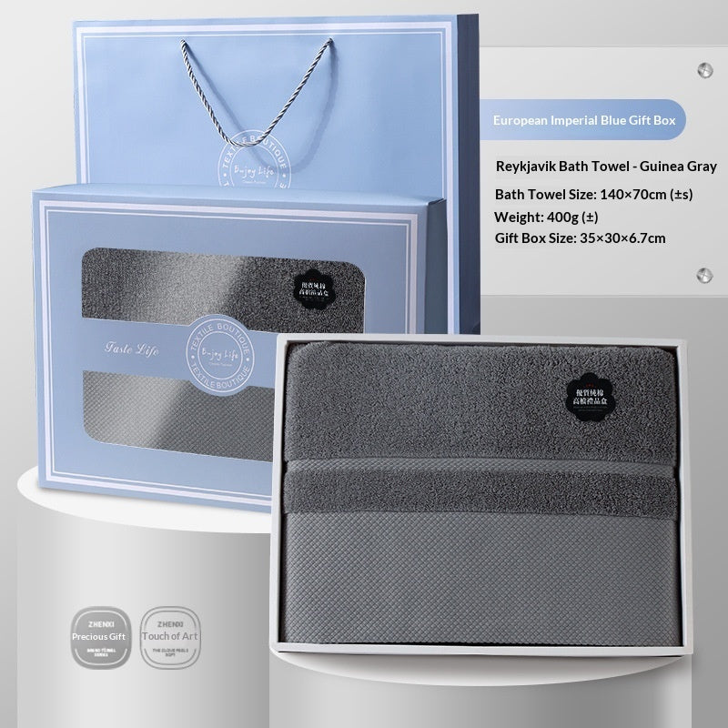 Towel And Bath Towel Gift Set With Customizable Logo For Return Gifts And Souvenirs