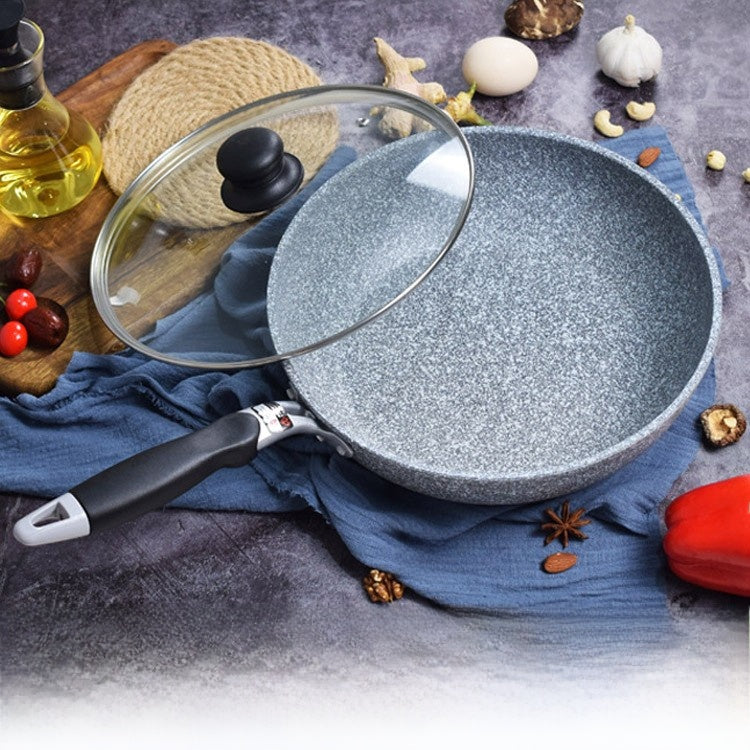 Professional Non-Stick Wok Pan - Aluminum Alloy with Magnetic Induction Base