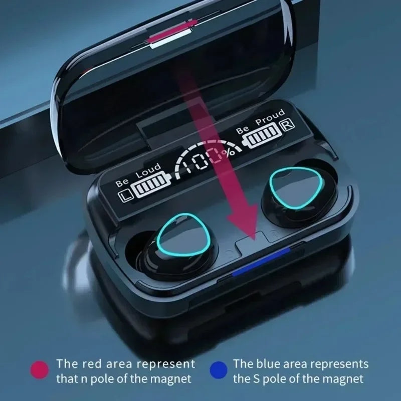 TWS Bluetooth Earphones - Digital Display Wireless Earbuds