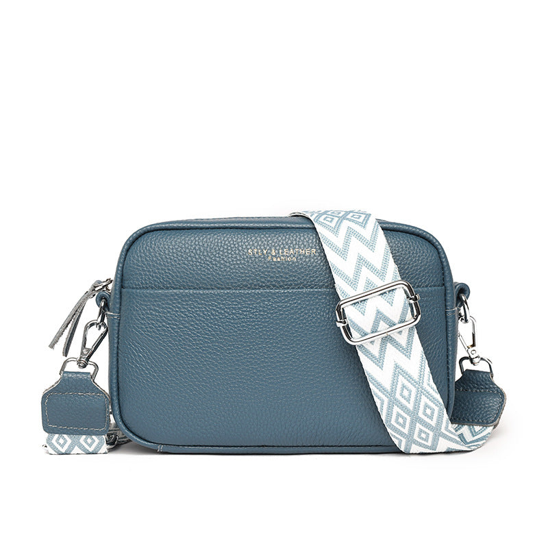 Women's Leather Shoulder Bag - Fashion Simple Messenger Bag