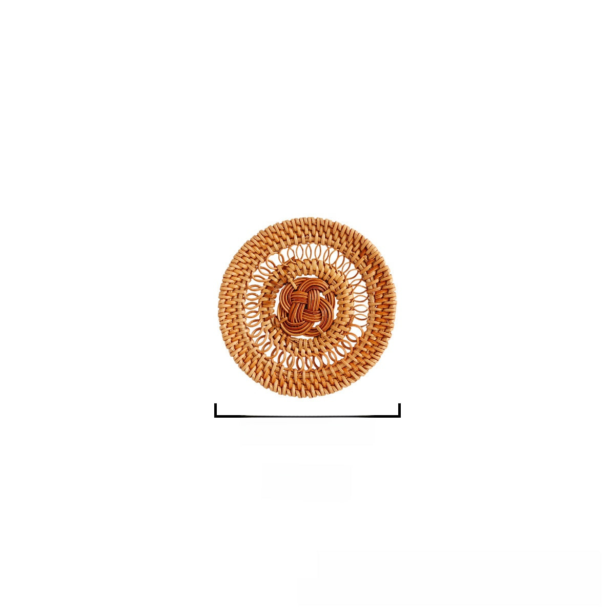 Eco-Friendly Woven Coasters - Natural Autumn Vine Material Set