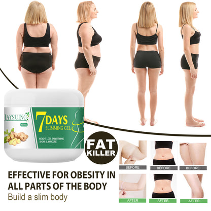 Jaysuing Ginger Abdominal Shrinking And Slimming Cream Massage For Skinny And Big Belly Tightening, Slimming And Body Shaping Beauty Cream - DropOnline.co