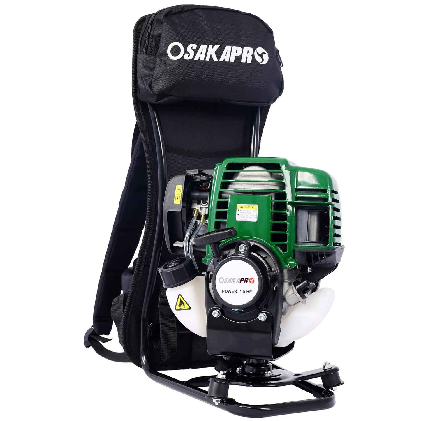 Backpack 4 In 1 Multi-Functional Trimming Tool, 38CC 4-stroke Garden Tool System With Gas Pole Saw, Hedge Trimmer, Grass Trimmer, And Brush Cutter EPA Compliant