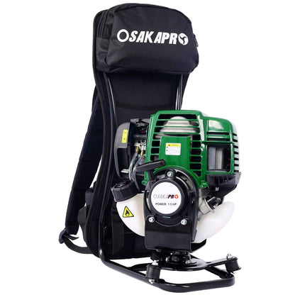 Backpack 4 In 1 Multi-Functional Trimming Tool, 38CC 4-stroke Garden Tool System With Gas Pole Saw, Hedge Trimmer, Grass Trimmer, And Brush Cutter EPA Compliant