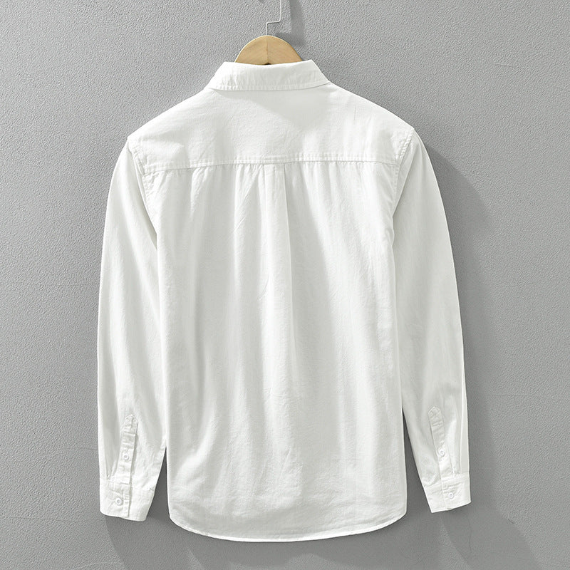 Men's Casual Long Sleeve Shirt - Comfortable Button-Down for Everyday Wear