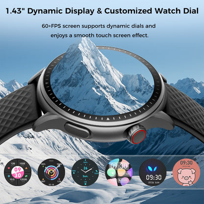 2025 New 1.43-inch Disc Smart Watch Fitness Tracker - DropOnline.co