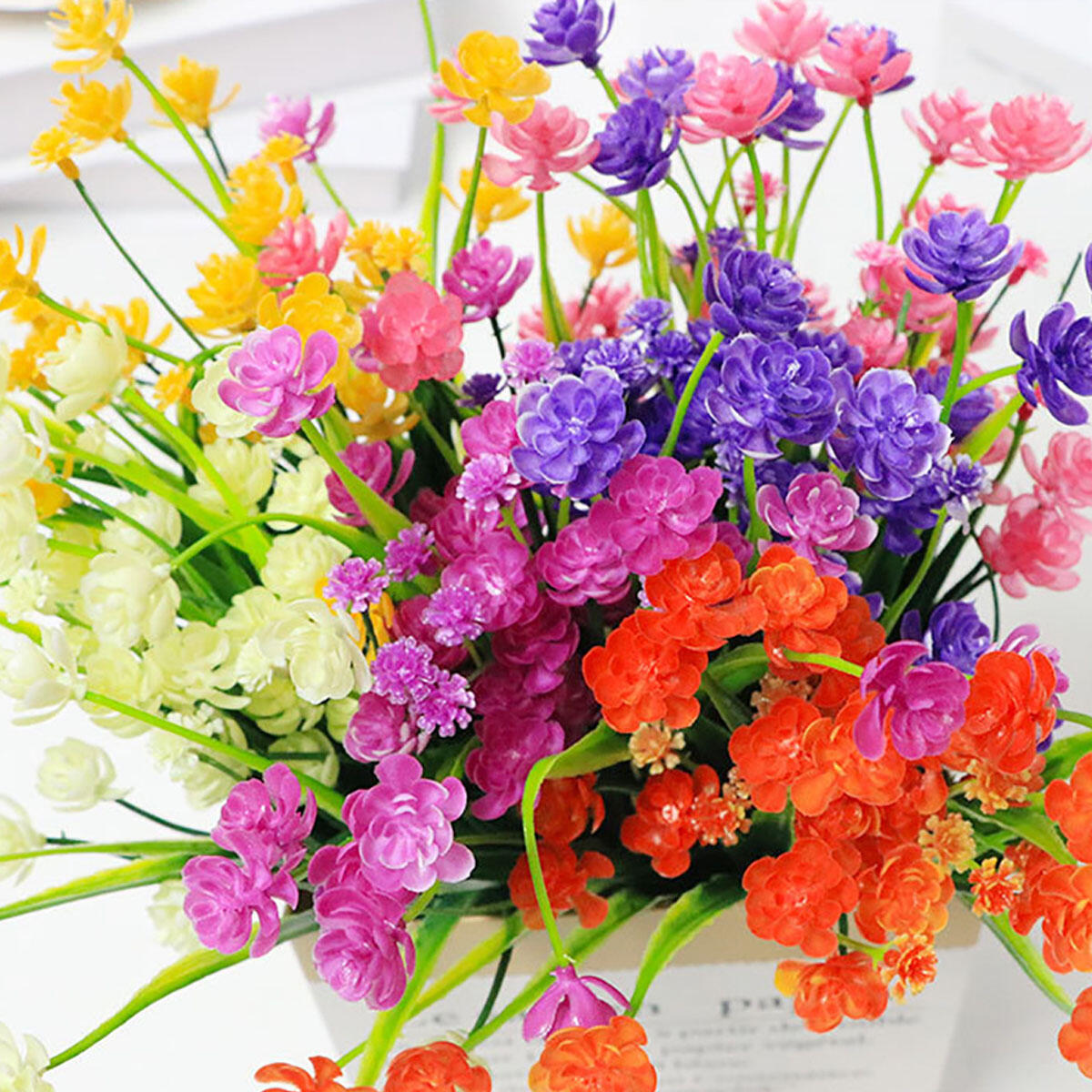 5Pcs Artificial Flowers
