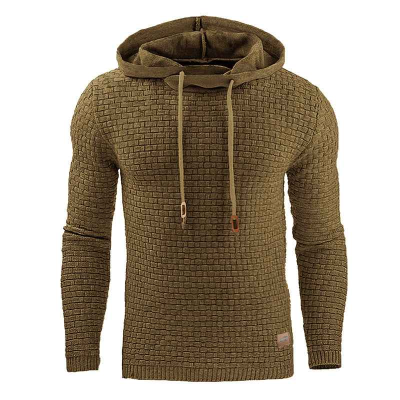 Men's Classic Hooded Sweater - Comfortable Pullover Hoodie