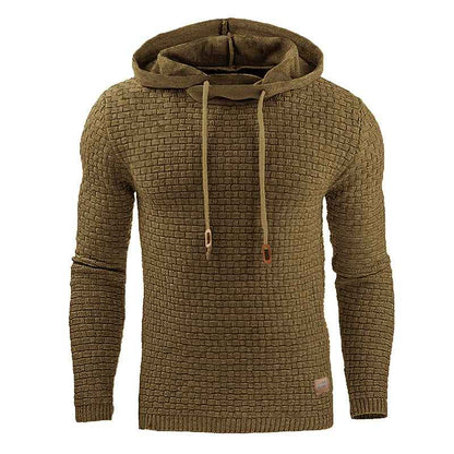 Men's Classic Hooded Sweater - Comfortable Pullover Hoodie